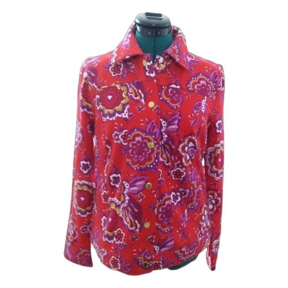Isaac Mizrahi Jackets & Blazers - Isaac Mizrahi Live Floral Blazer Jacket Size S